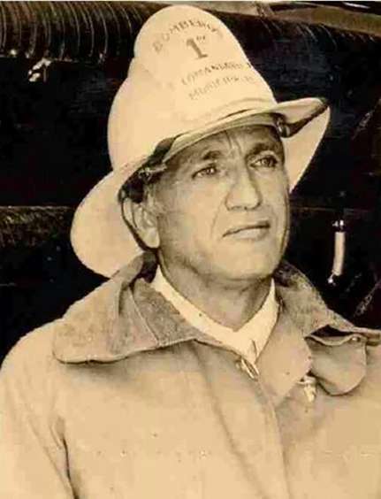 Ricardo Robles Díaz, primer jefe del Cuerpo de Bomberos Municipales