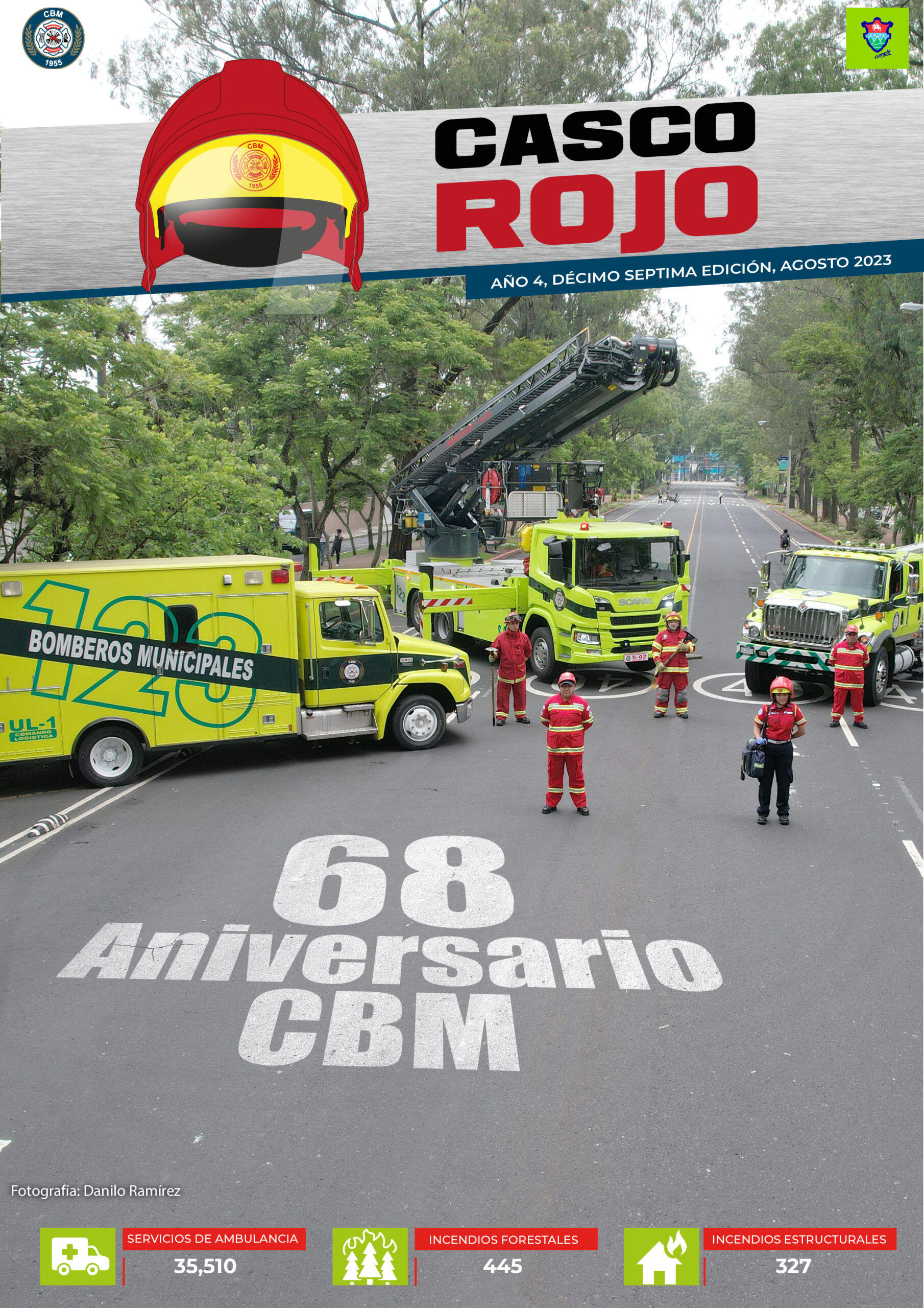 Revista Casco Rojo Bomberos Municipales – Décima Séptima Edición
